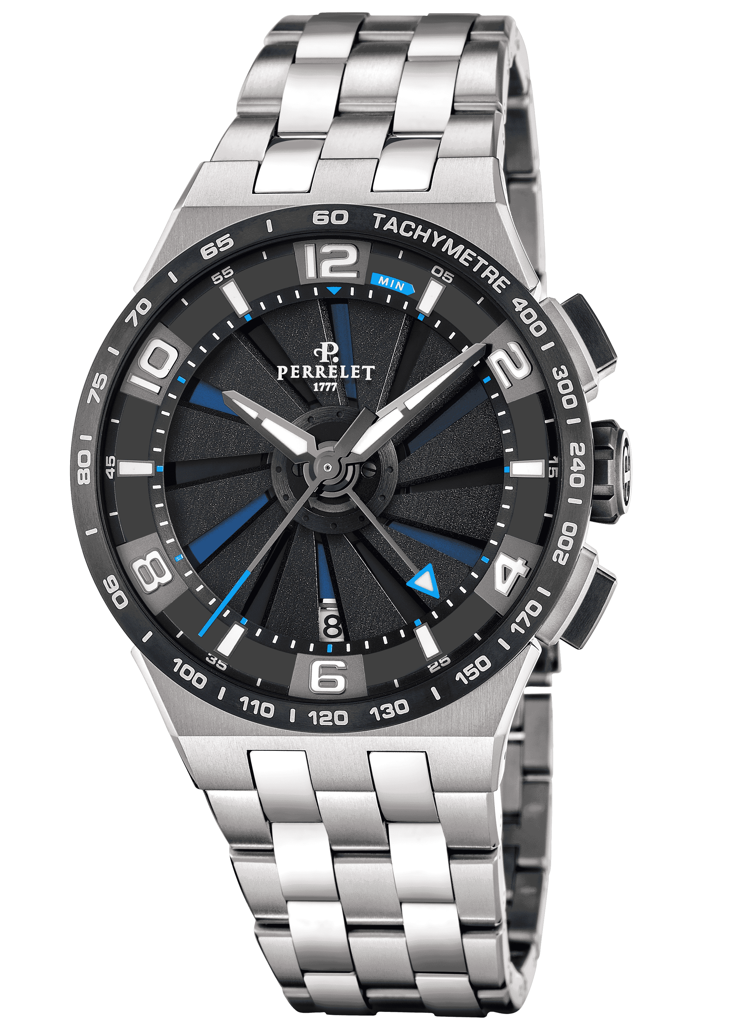 Perrelet Turbine Chrono Neo Electric Blue A4072/1