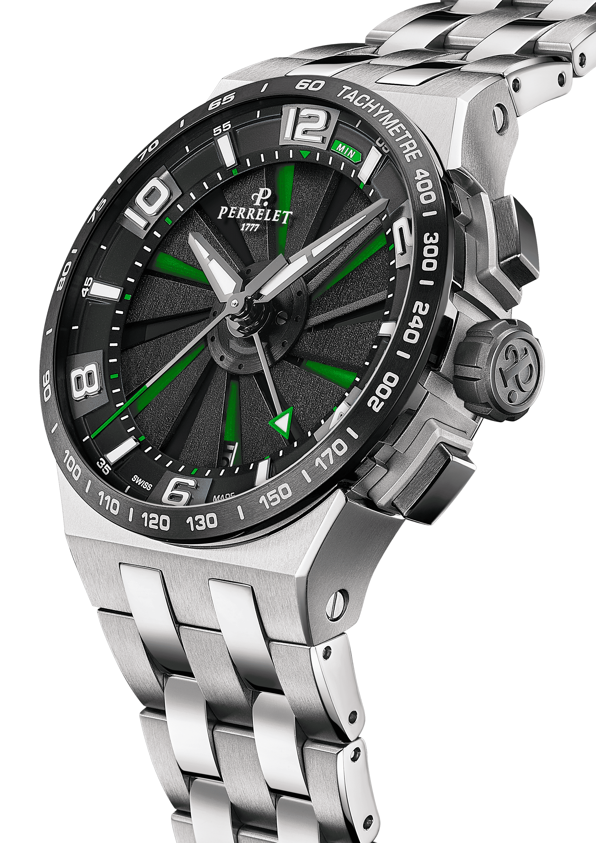 Perrelet Turbine Chrono Neo Grass Green A4072/2 — фотография 2