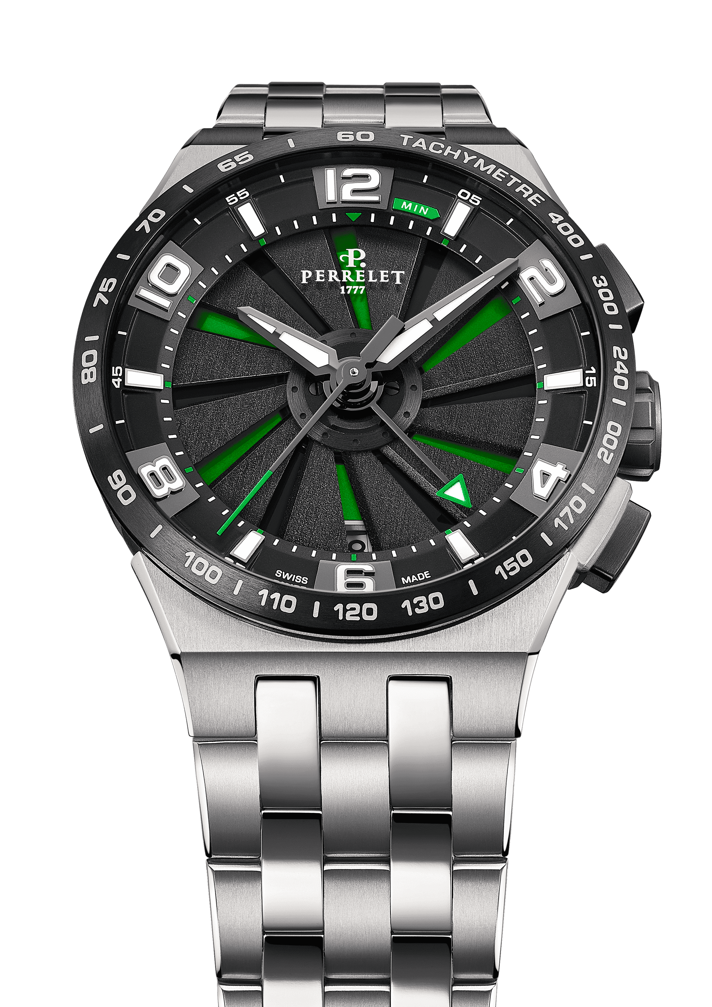 Perrelet Turbine Chrono Neo Grass Green A4072/2 — фотография 3