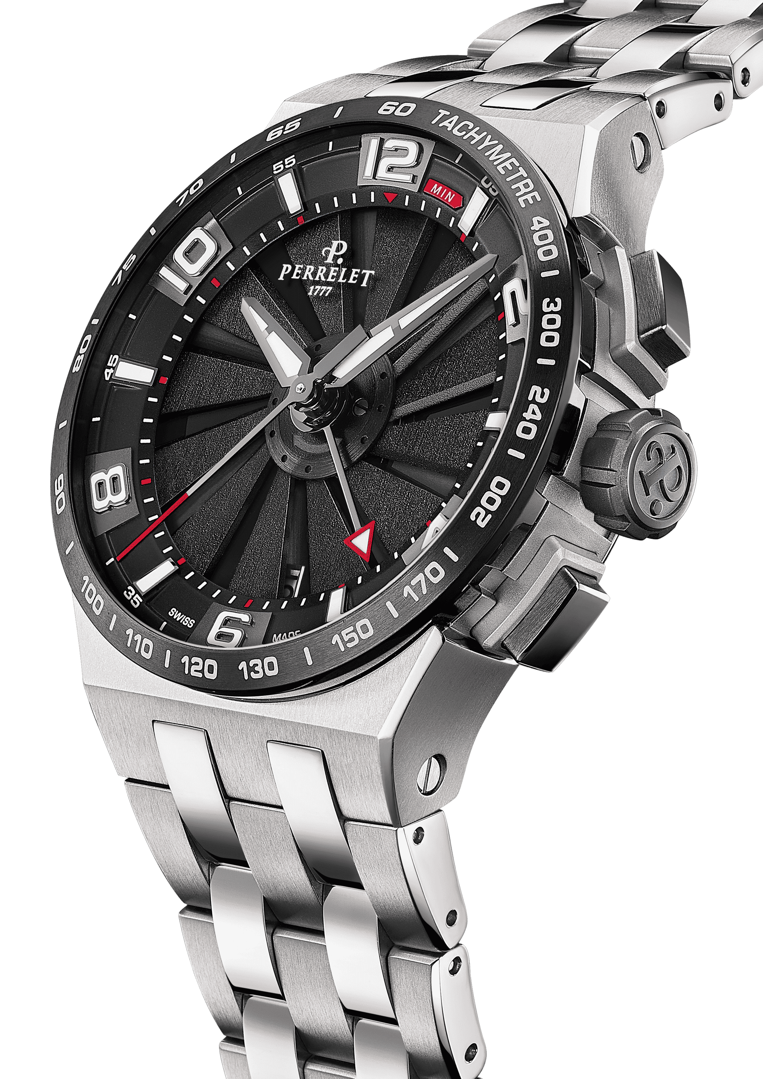 Perrelet Turbine Chrono Neo Light Grey A4072/3 — фотография 2
